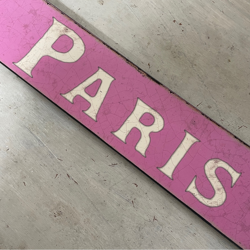 Bombay Co. Paris Sign | French Decor | EUC